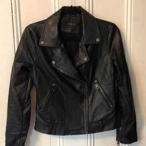 Black Vegan Leather Jacket